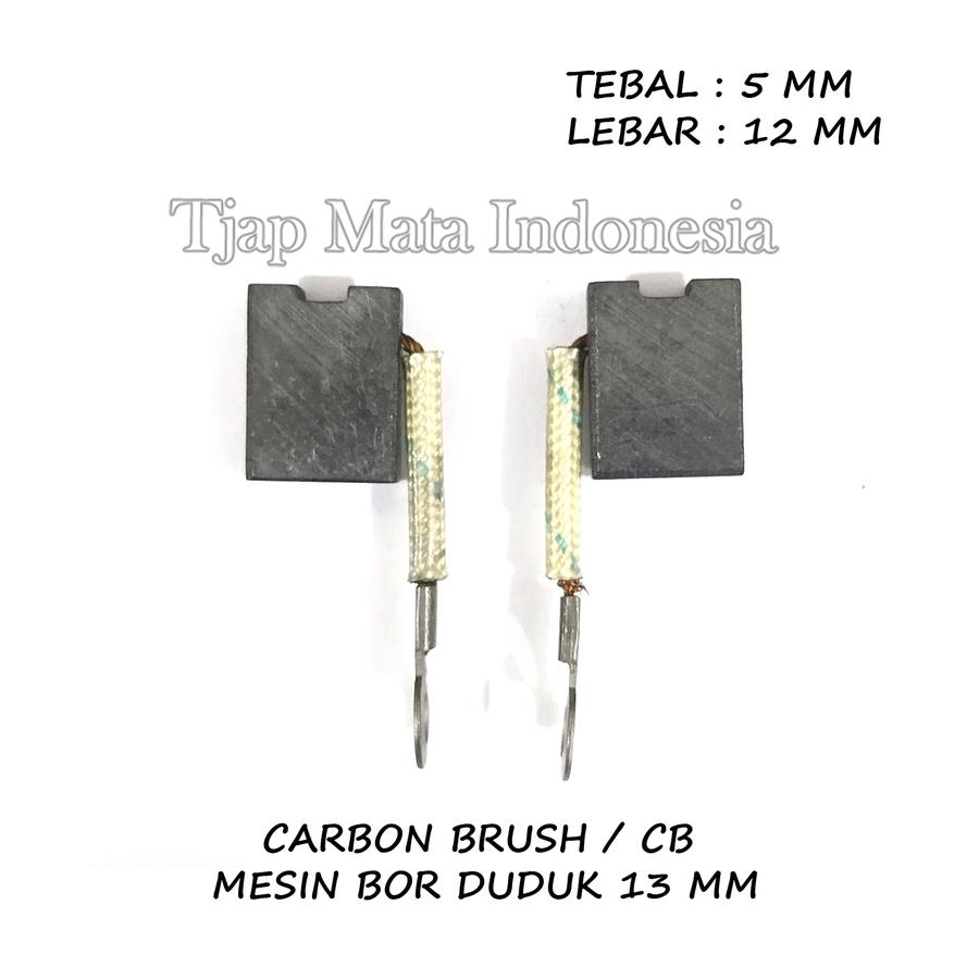 Carbon Brush / CB, Mesin Bor  Tangan / Hand Drill 13 MM (5 X 10 MM)