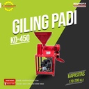 Mesin Giling Padi Giling Jagung Potable Mahkota Kd-450