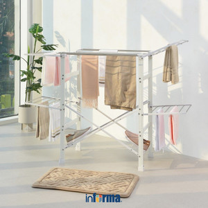 Informa Deluxe Jemuran Baju Lipat - Putih Tempat Jemur Baju Drying Rack Gantungan Laundry Perlengkapan Rumah Tangga