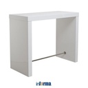Informa Ablock Meja Bar - Putih Bar Table Meja Makan Kafe Restoran Serbaguna Furniture Indoor Ruang Makan