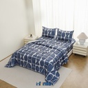 Informa Seprai Microfiber Uptown Sprei Motif Seprai Aesthetic Seprei Sheet Set Bed Sheet Aksesoris Tempat Tidur Set Sarung Bantal Sarung Guling