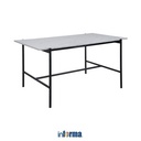 Informa Jordie Meja Makan - Abu-Abu Dining Table Dinner Table Meja Kursi Ruang Makan Aesthetic Furniture Dining Room