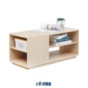 Informa Rana Meja Tamu Rectangle - Cokelat Maple Coffee Table Meja Ruang Tamu Serbaguna Meja Sofa Persegi Panjang Furniture Rumah Aesthetic