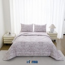 Informa 120X200 cm Set 4 Pcs Seprai Double Microfiber Xia Sprei Seprai Aesthetic Seprei Sheet Set Bed Sheet Aksesoris Tempat Tidur Set Sarung Bantal Sarung Guling