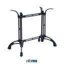 Informa Elmeritha Kaki Meja Rectangle - Hitam Table Base Part Rangka Kaki Meja Tiang Penyangga Meja