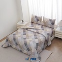 Informa 160X200X30 cm Set 6 Pcs Seprai Queen Microfiber Varden Sprei Motif Seprai Aesthetic Seprei Sheet Set Bed Sheet Aksesoris Tempat Tidur Set Sarung Bantal Sarung Guling