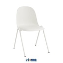 Informa Honu Kursi - Putih Multipurpose Chair Kursi Makan Cafe Restoran Tempat Duduk Serbaguna Balcony Chair Furnitur Rumah