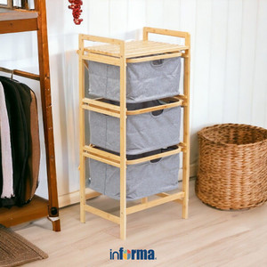 Informa Levy Rak Penyimpanan 3 Tingkat - Abu-Abu Cushion Sofa Aesthetic Bantal Dekorasi Sofa Throw Pillow Couch