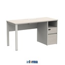 Informa Sieben Meja Kantor 140 Iw - Putih Office Table Furnitur Kantor Meja Kerja Belajar Serbaguna