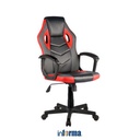 Informa Obito Kursi Gaming - Merah/Hitam Gaming Chair Tempat Duduk Bermain Game Profesional Kursi Komputer