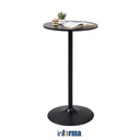 Informa Howell Meja Bar - Hitam Bar Table Meja Makan Kafe Restoran Serbaguna Furniture Indoor Ruang Makan