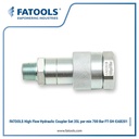 FATOOLS EAB201 High Flow Hydraulic Coupler Set 10000 PSI 700 Bar 35L per min Kopler Hidrolik Model C604 8481200080 Enerpac
