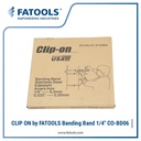 Clip On by FATOOLS CO-BD06 Banding Band 1/4" Stainless Steel SS304