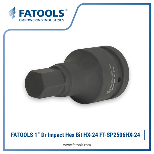 FATOOLS SP2506HX-24 - 1" IMPACT SOCKET HEX BIT SIZE M24