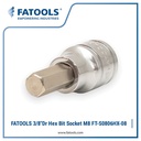 FATOOLS S0806HX-08 3/8" SOCKET HEX BIT M8 Kunci Shock Allen Sock