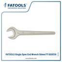 FATOOLS SGOE50 SINGLE OPEN END WRENCH 50mm Kunci Pas Single DIN 894 CrV Vanadium