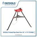 FATOOLS TCV460E TRISTAND CHAIN VISE 1/8 - 6" PENJEPIT PIPA