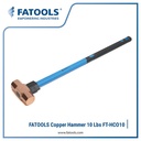 FATOOLS HCO10 COPPER SLEDGE HAMMER 10 LBS