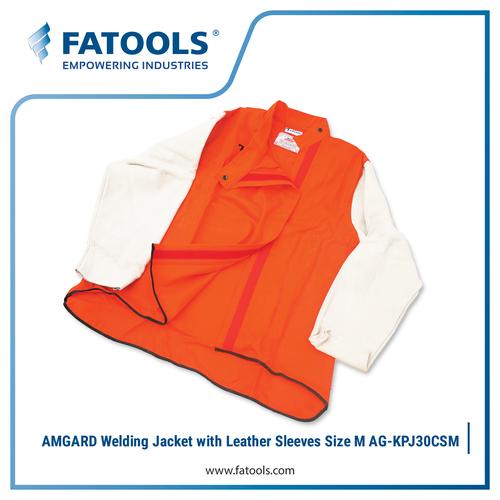 AMGARD KPJ30CSM Proban Welding Jacket Leather Sleeve Las Lengan Kulit