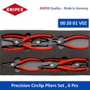 Tang Snap Ring Set 00 20 01 V02 Knipex Precision Circlip Pliers Set In A Foam Tray 6 Parts