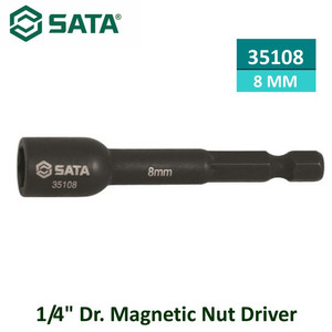 Adaptor 35108 1/4" Dr. Magnetic Nut Driver 8mm Sata Tools