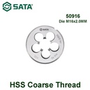 Mata Bor Die M16x2.0MM 50916 HSS Coarse Thread Sata Tools