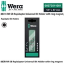 Adaptor Hex Universal Bit Holder With Ring Magnet 1/4 inch x 75 mm Wera 05073511001