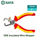 Tang Lancip 6 Inch VDE 70141 VDE Insulated Wire Stripper 6" Sata Tools