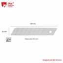 Isi cutter besar 25 mm XL401 Material SK2 SINSEUNG Cutter Blade 25mm (10 pcs per tube)