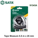 Meteran 5.5 Meter x 25 mm Sata 91343A Tape Measure 5.5m x 25 mm Sata Tools