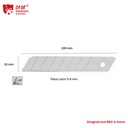 Isi cutter besar 18 mm L202 SINSEUNG Cutter Blade 18mm (10 pcs per tube)