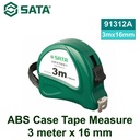 Meteran 3 meter  x 16 mm 91312A Abs Case Tape Measure 3 m x 16 mm Sata Tools