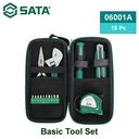 Tool Kit Set 15 Pcs 06001A - 15 Pcs Basic Tools Set Sata Tools