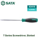 Obeng Minus 6x250 mm 63415 Cushion Grip Slotted Screwdriver Sata Tools
