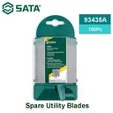 Isi Cutter 93435A - 100Pc. Spare Utility Blades Sata Tools