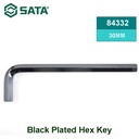 Kunci L Pendek 30 mm 84332 - Black Plated Hex Key 30 mm Sata Tools