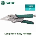 Tang Jepit Las Lancip 71306 Long Nose- Easy Released Type 9” Sata Tools
