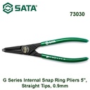 Tang Snap Ring Pliers G Series Internal 5", Straight Tips, 0.9mm 73030 Sata Tools