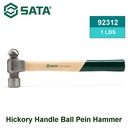 Palu Konde 92312 - Hickory Handle Ball Pein Hammer 1 Lbs Sata