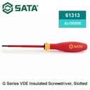 Obeng Listrik Minus 4 X 100 mm (Germany) 61313 Screwdriver Sata Tools