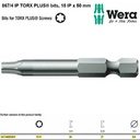 Mata Obeng Bintang 15 IP x 50 mm Wera 05134685001 TORX PLUS Bit Screws