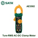 MultiTester Alat Pengukur Arus Listrik Jepit AE3502 Sata Tools Ture-RMS AC-DC Clamp Meter