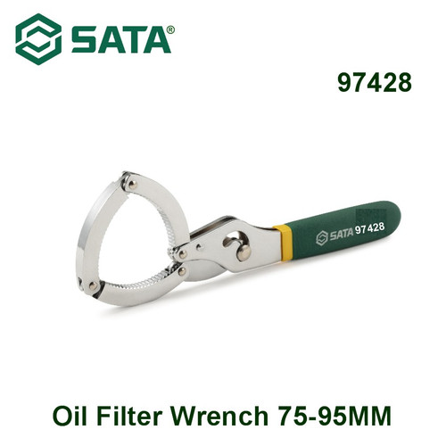 Kunci Pas Filter Oli 97428 Oil Filter Wrench 75-95mm Sata Tools