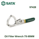 Kunci Pas Filter Oli 97428 Oil Filter Wrench 75-95mm Sata Tools