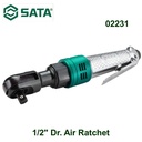 Kunci Shock Ratchet Pneumatik 1/2" drive 02231 Sata Tools Air Ratchet Mesin Buat Baut Angin