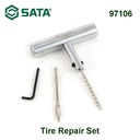 Kunci untuk Perbaikan Ban 97106 Tire Repair Set Sata Tools 3 Pcs