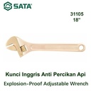 Kunci Inggris Anti Api 31105 18" Explosion-Proof Adj Wrench Sata Tools