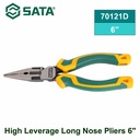 Tang Lancip 6" Sata 70121D High Leverage Long Nose Pliers 6" Sata Tools