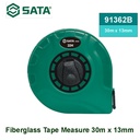 Meteran 30 Meter x 13 mm Sata 91362B Fiberglass Tape Measure 30m x 13mm Sata Tools