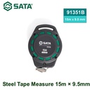 Meteran 15 Meter x 9.5 mm Sata 91351B Steel Tape Measure 15m × 9.5mm Sata Tools